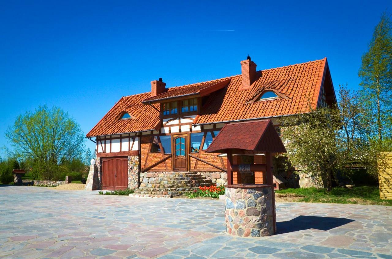 Villa Dom Na Wodzie Mazury Dzwierzuty Exterior foto